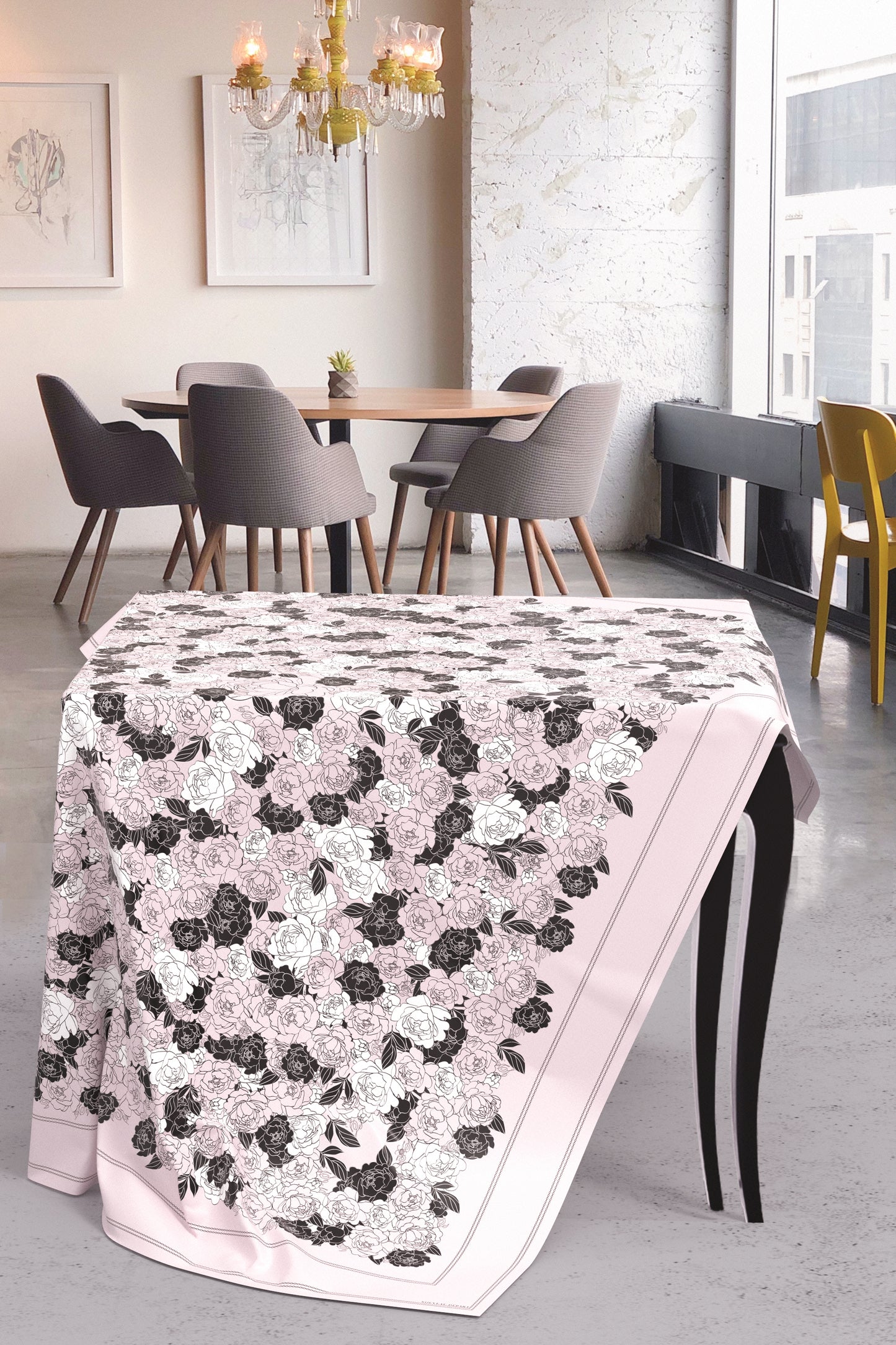 "Classy and Fabulous" Waterproof Tablecloth