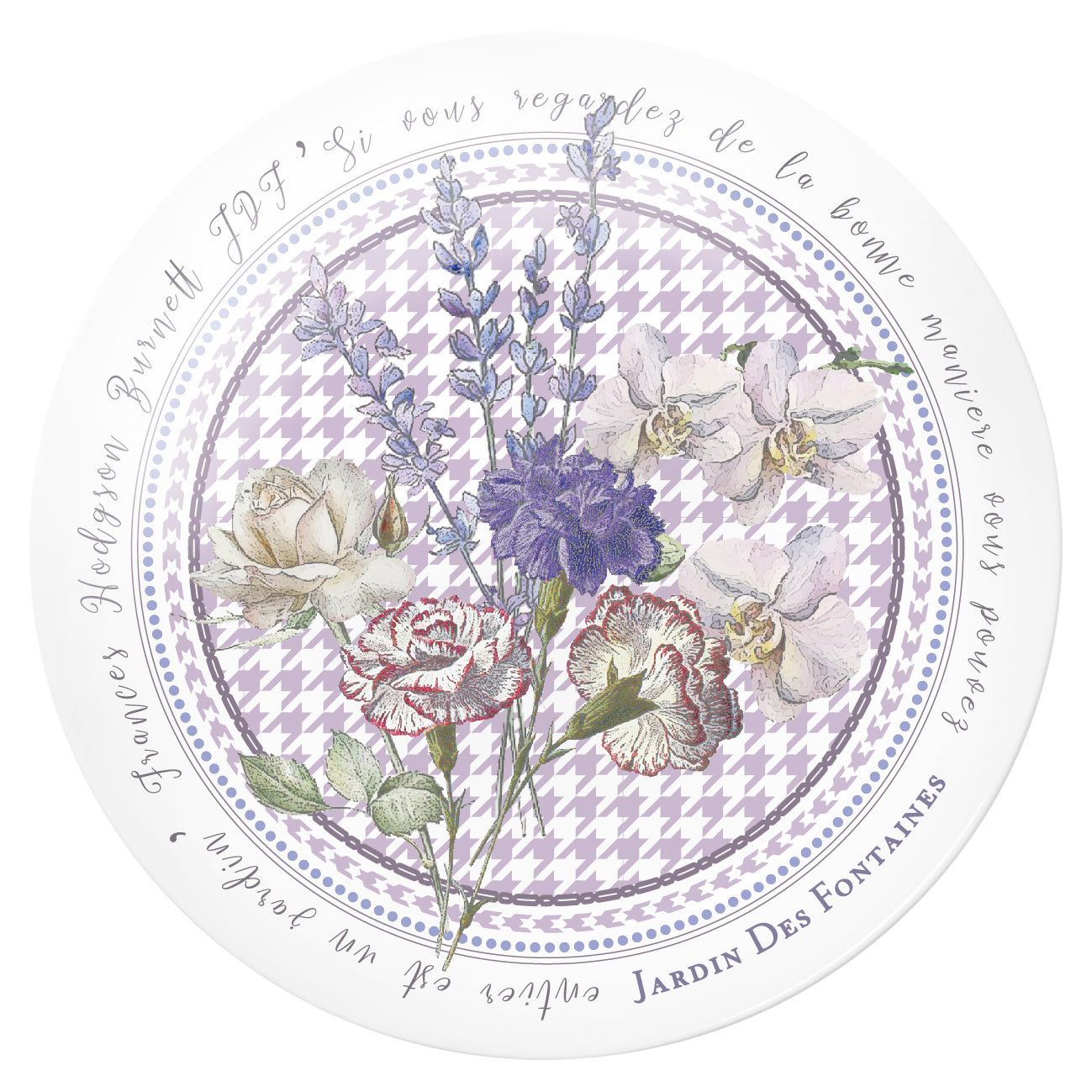 "Secret Violet Garden" Porcelain Mug With Lid 350ml