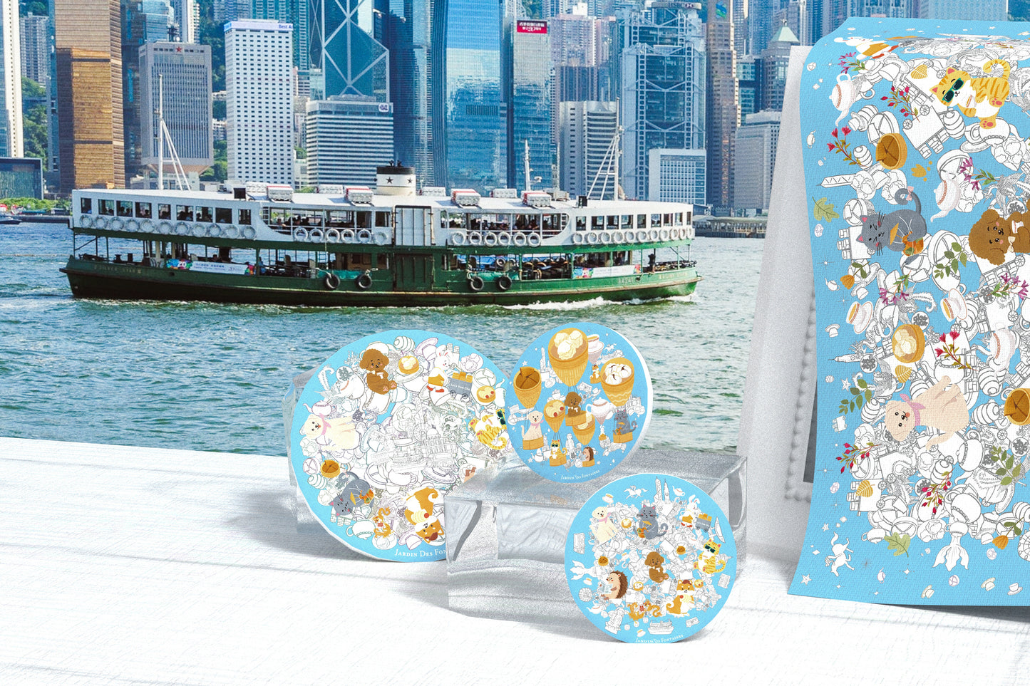 "Let's Yum Cha" Ceramic Coaster