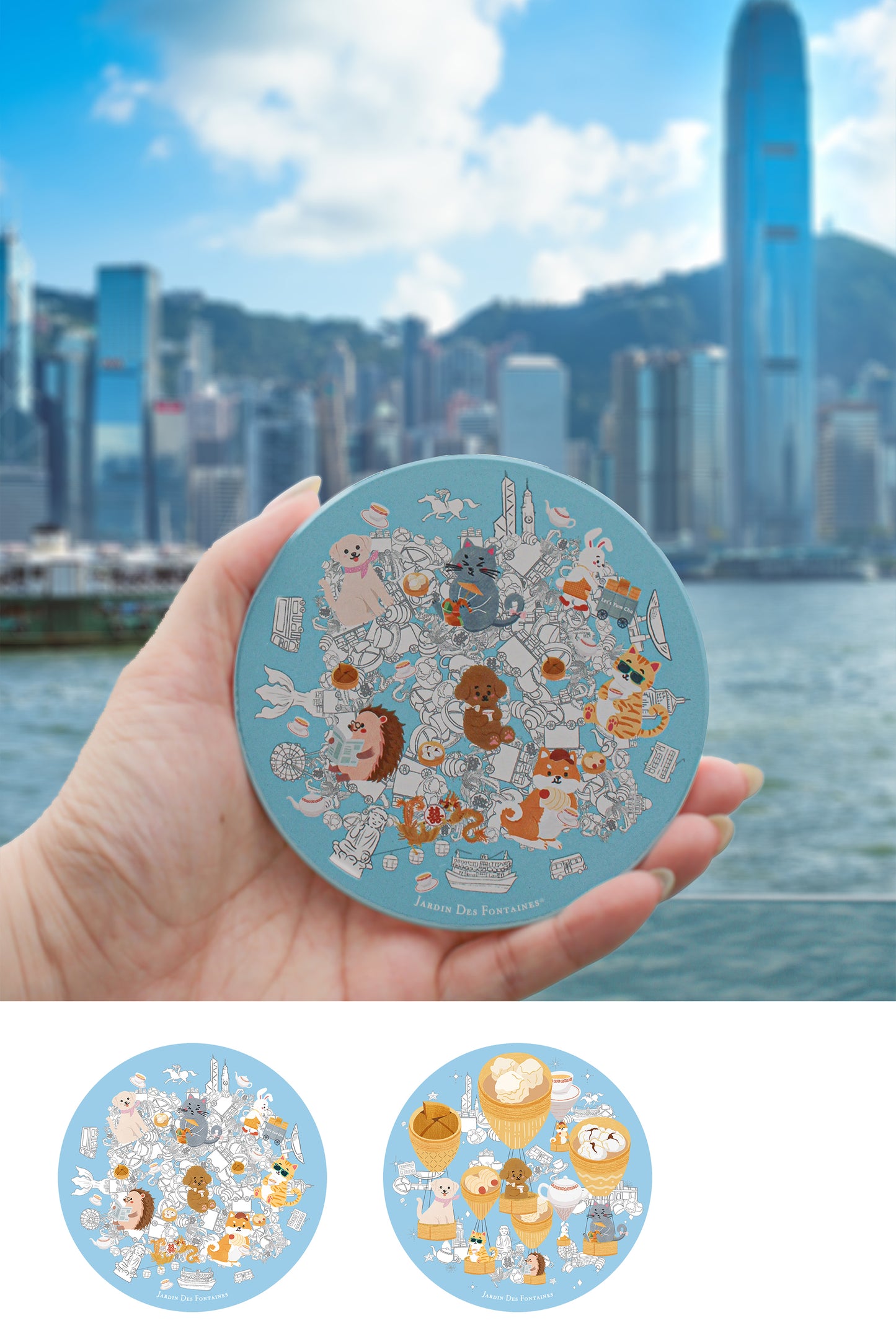 "Let's Yum Cha" Ceramic Coaster