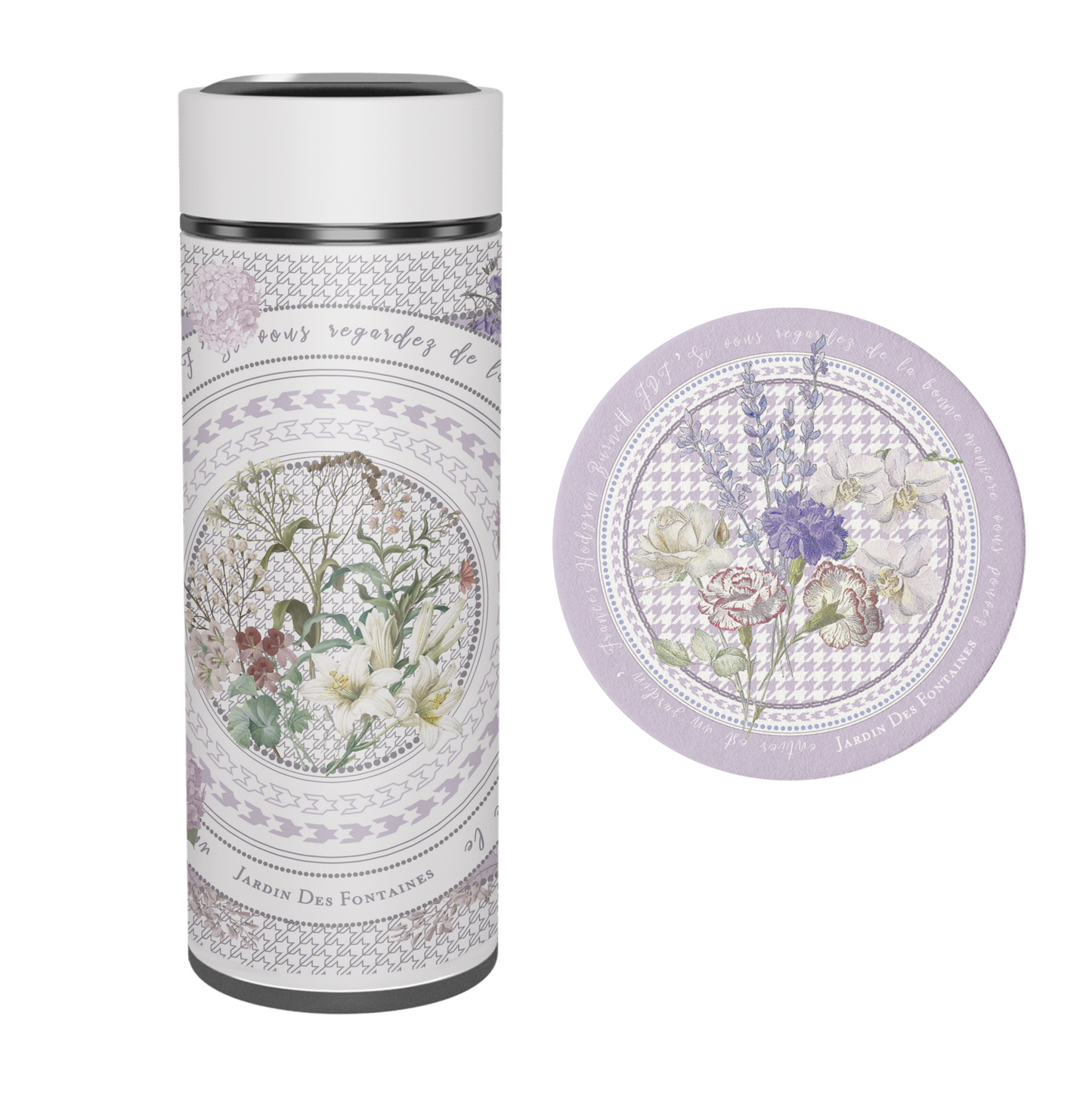 "Secret Violet Garden" Vacuum Bottle Gift Set