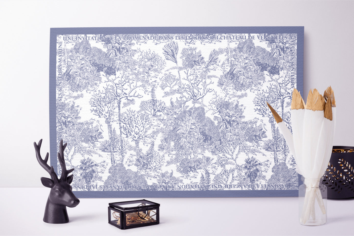 "Toile De Jouy" Woven Table Placemat