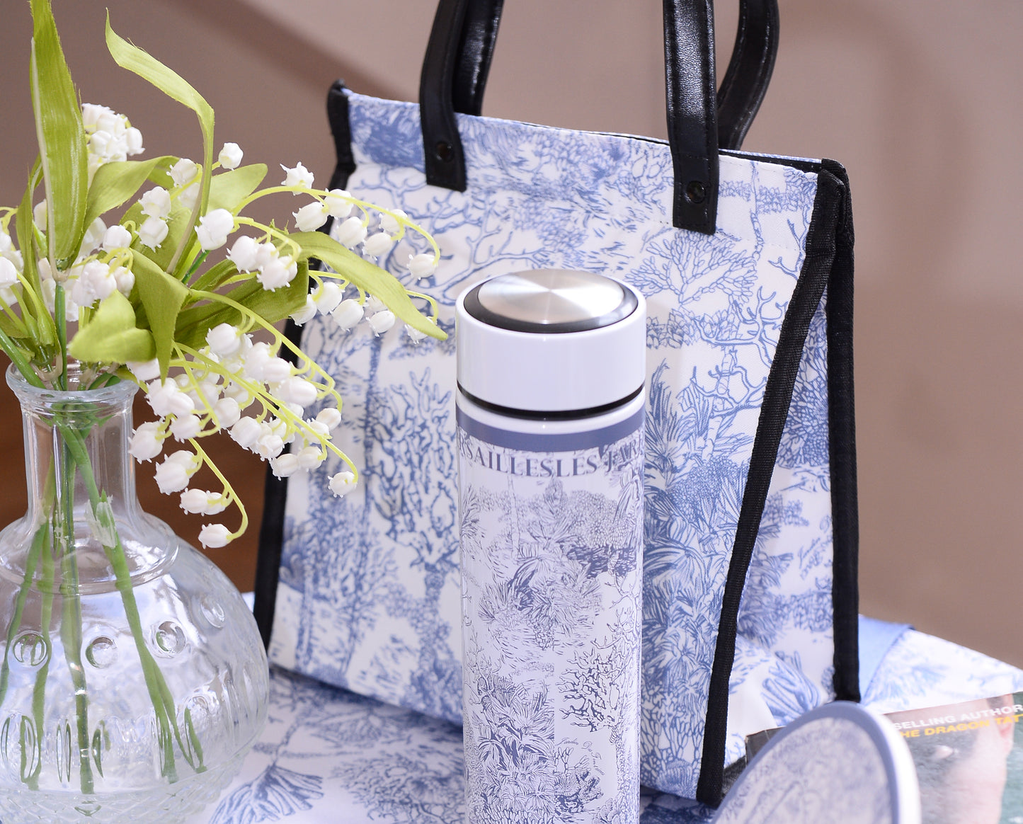 "Toile De Jouy" Insulated Lunch Bag