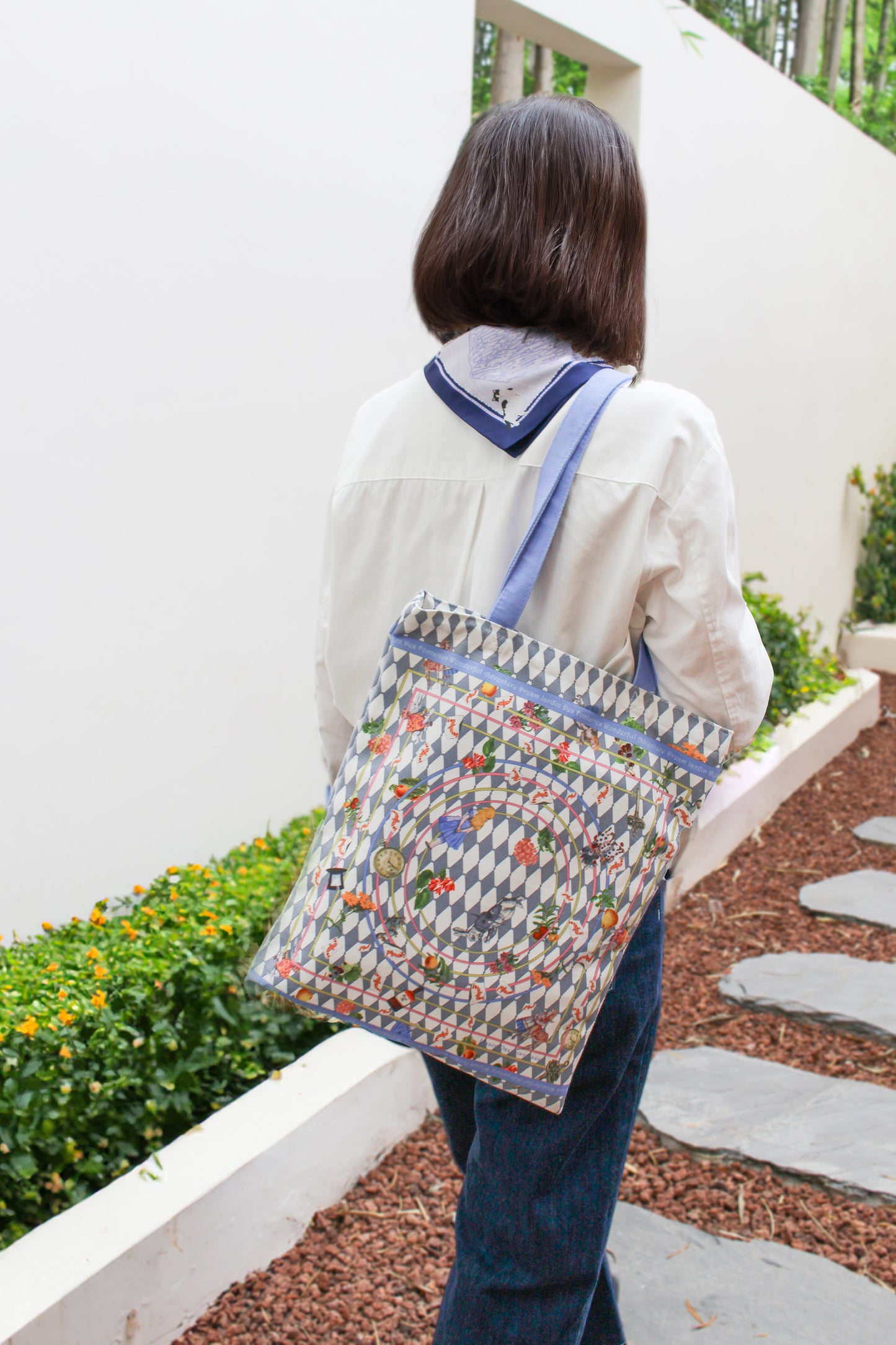 "Wonderful Adventure Dream" Tote Bag With Zipper