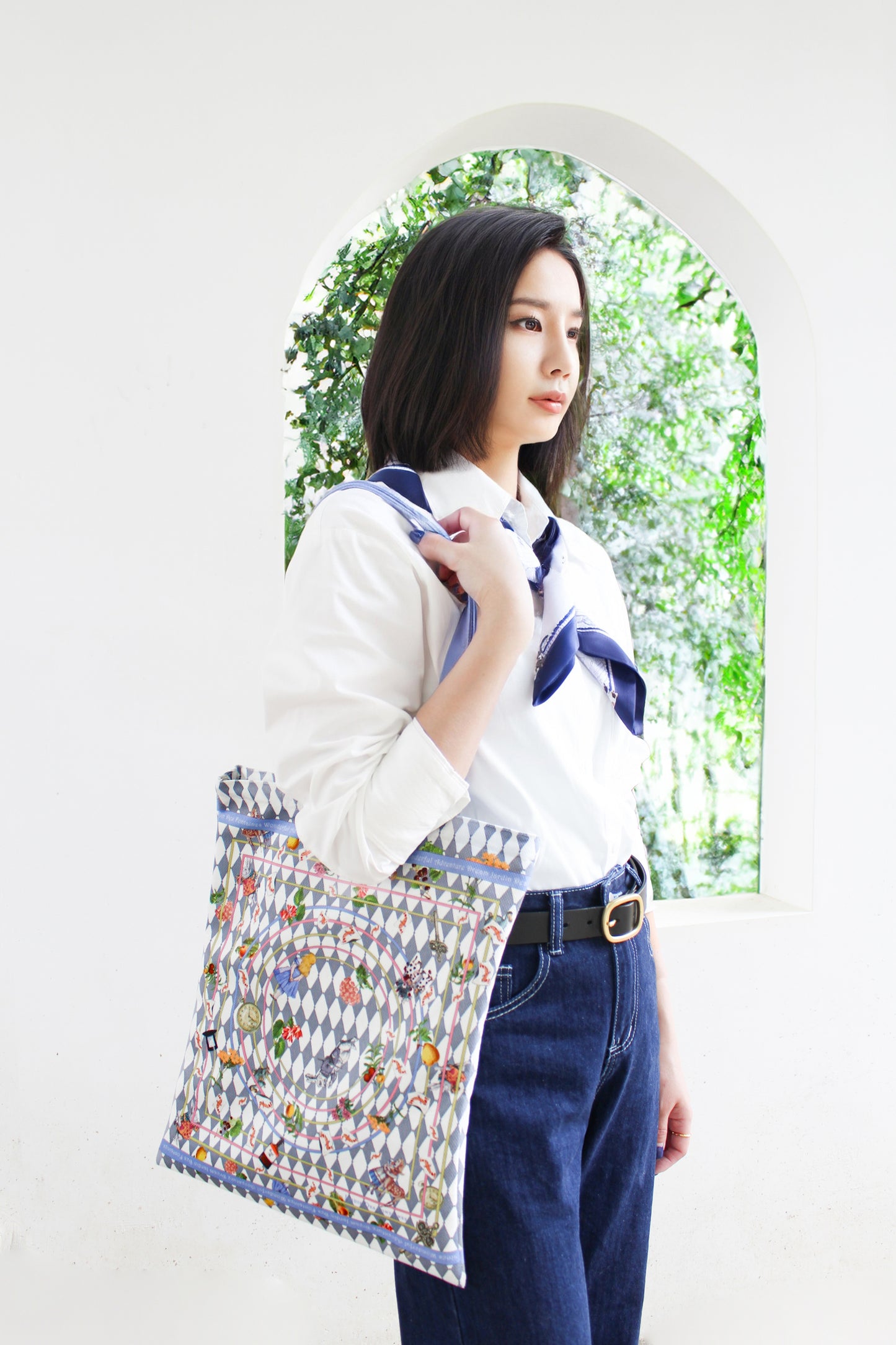 "Wonderful Adventure Dream" Tote Bag With Zipper