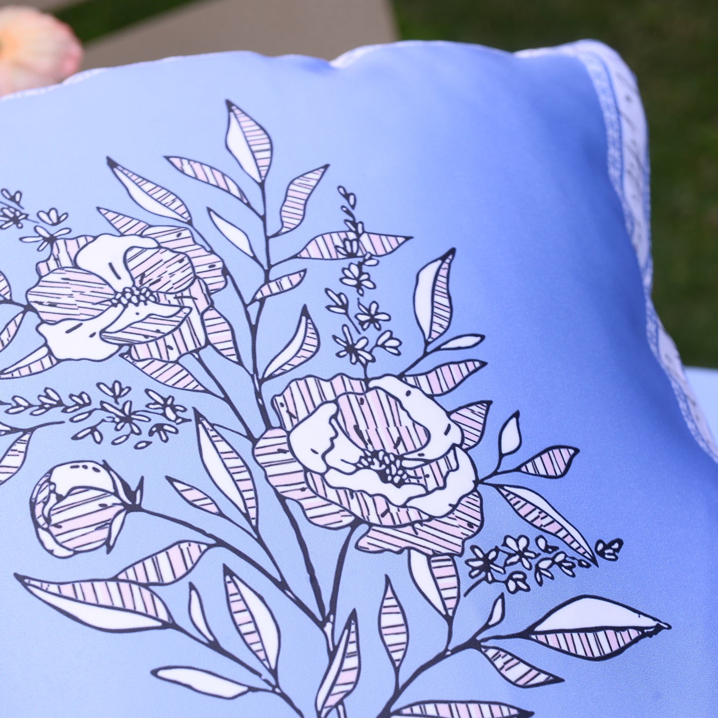 "Wild Blue Yonder" Cushion, Throw Pillow