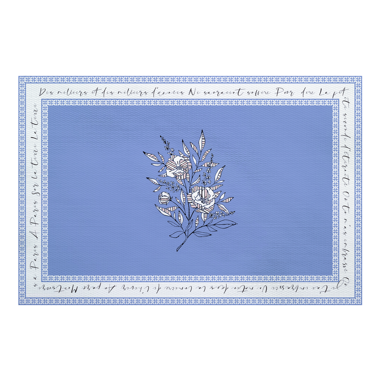 "Wild Blue Yonder" Woven Table Placemat