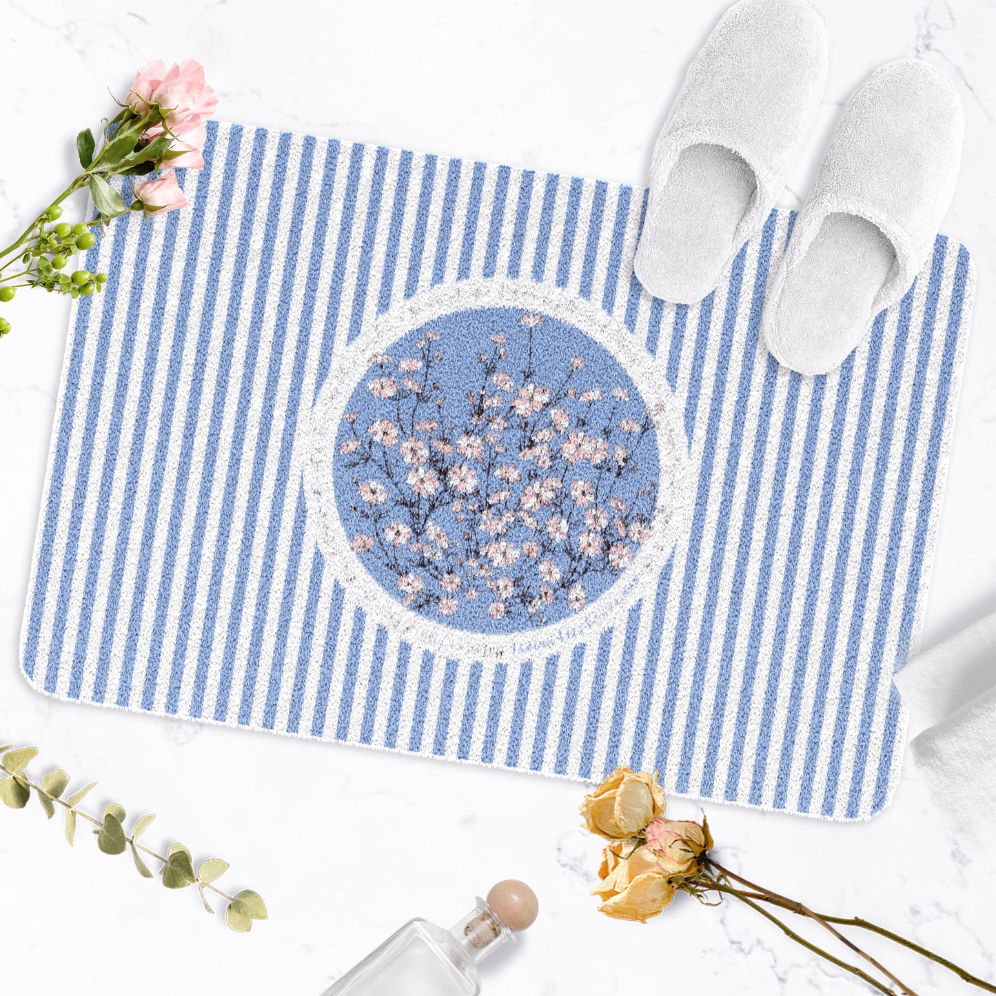 "Wild Blue Yonder" Bath Mat