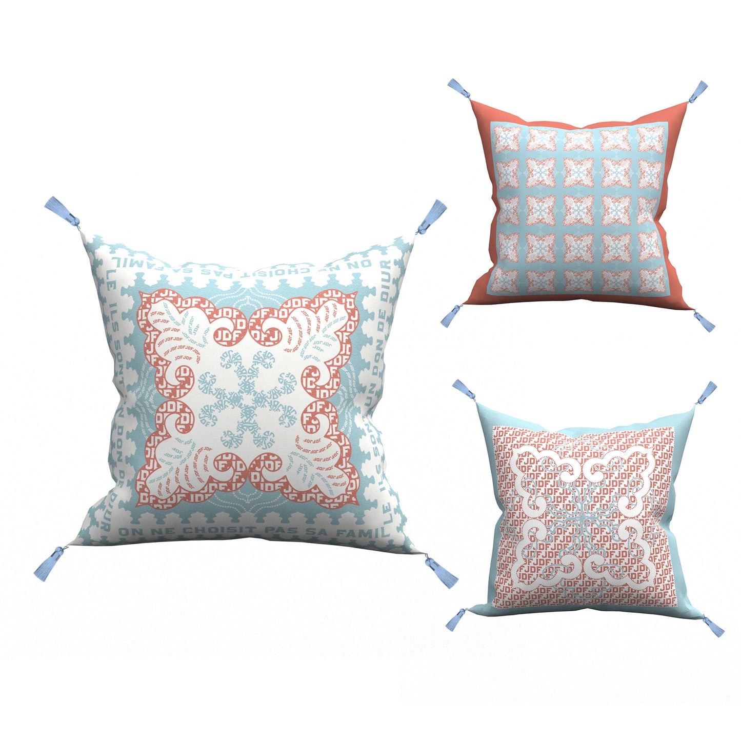 "Boho Paisley Chic" Cushion, Throw Pillow