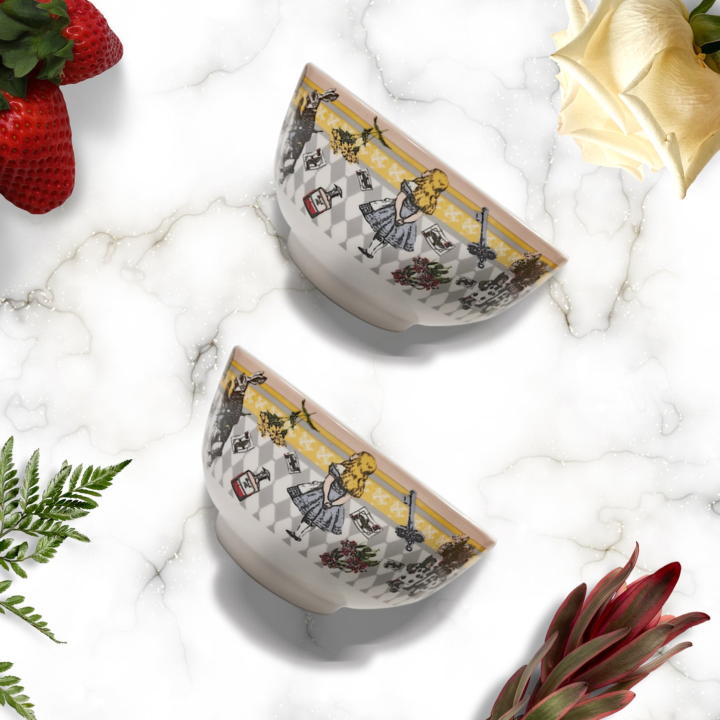 "Wonderful Adventure Dream" Set Of Two 4.5" Bowls