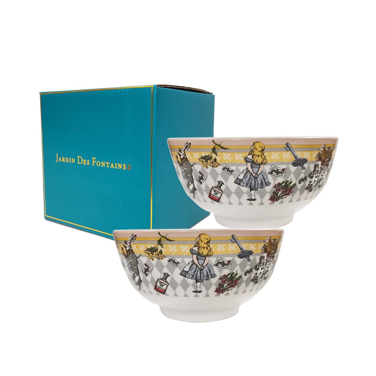 "Wonderful Adventure Dream" Set Of Two 4.5" Bowls