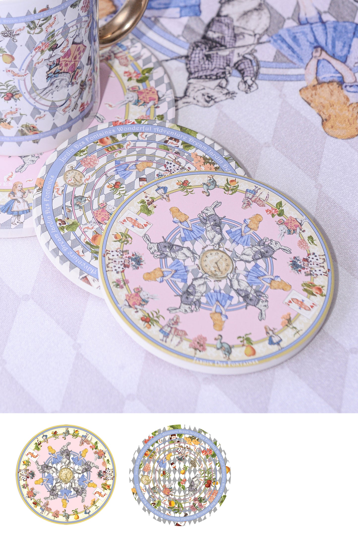 "Wonderful Adventure Dream" Ceramic Coaster