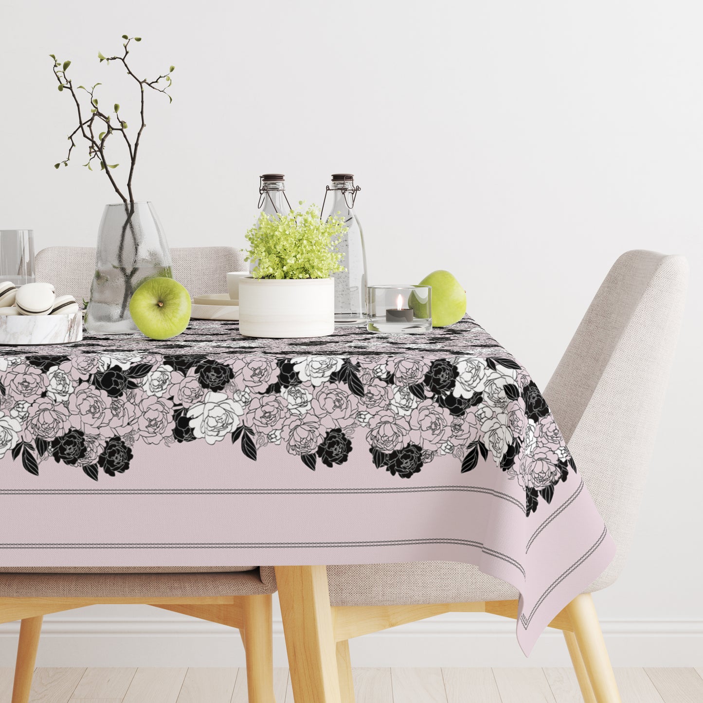 "Classy and Fabulous" Waterproof Tablecloth