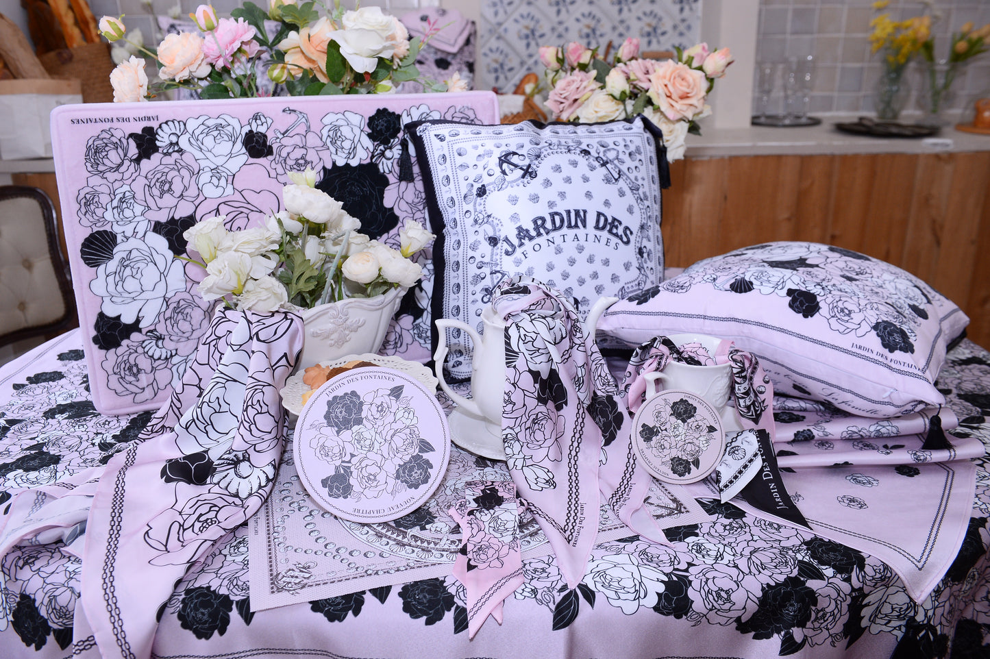 "Classy and Fabulous" Waterproof Table Runner