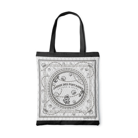 "Classy and Fabulous" Anchor Tote Bag With Zipper