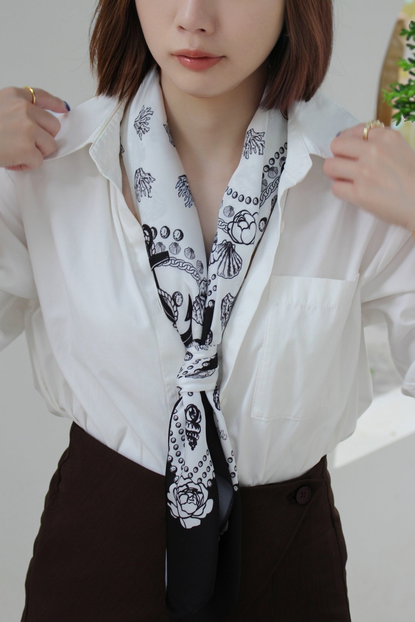 "Classy and Fabulous" 90cm Silky Scarf