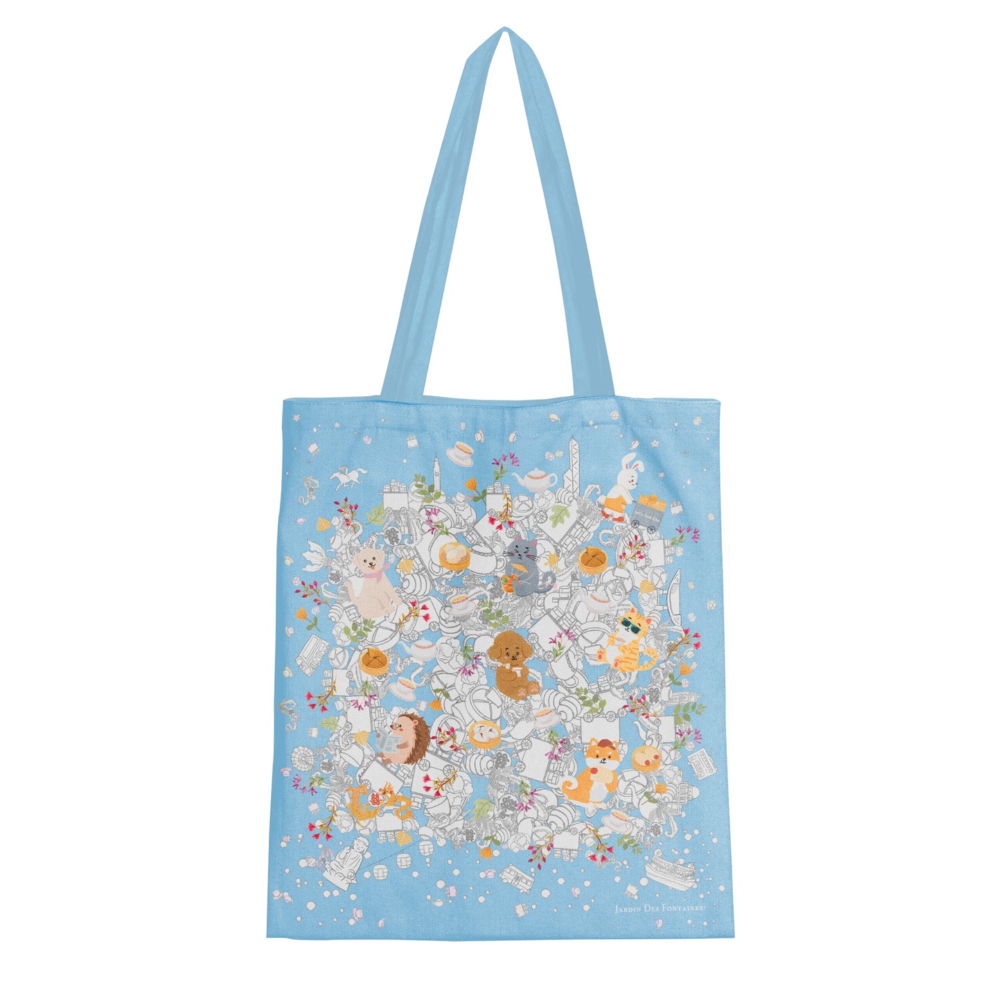"Let's Yum Cha" Canva Tote Bag