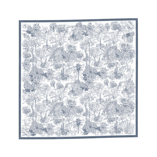 "Toile De Jouy" 60cm Silky Scarf