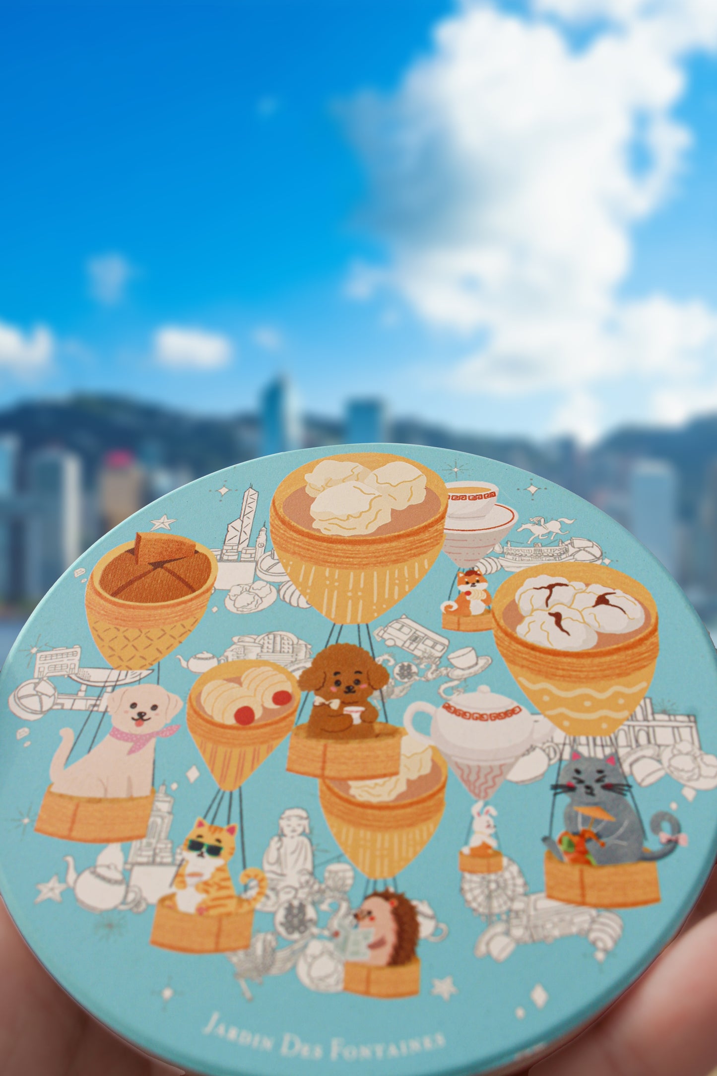 "Let's Yum Cha" Ceramic Coaster