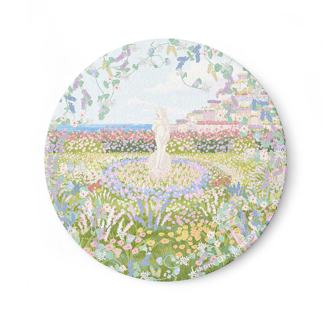 "Venus Garden of Love" Ceramic Coaster