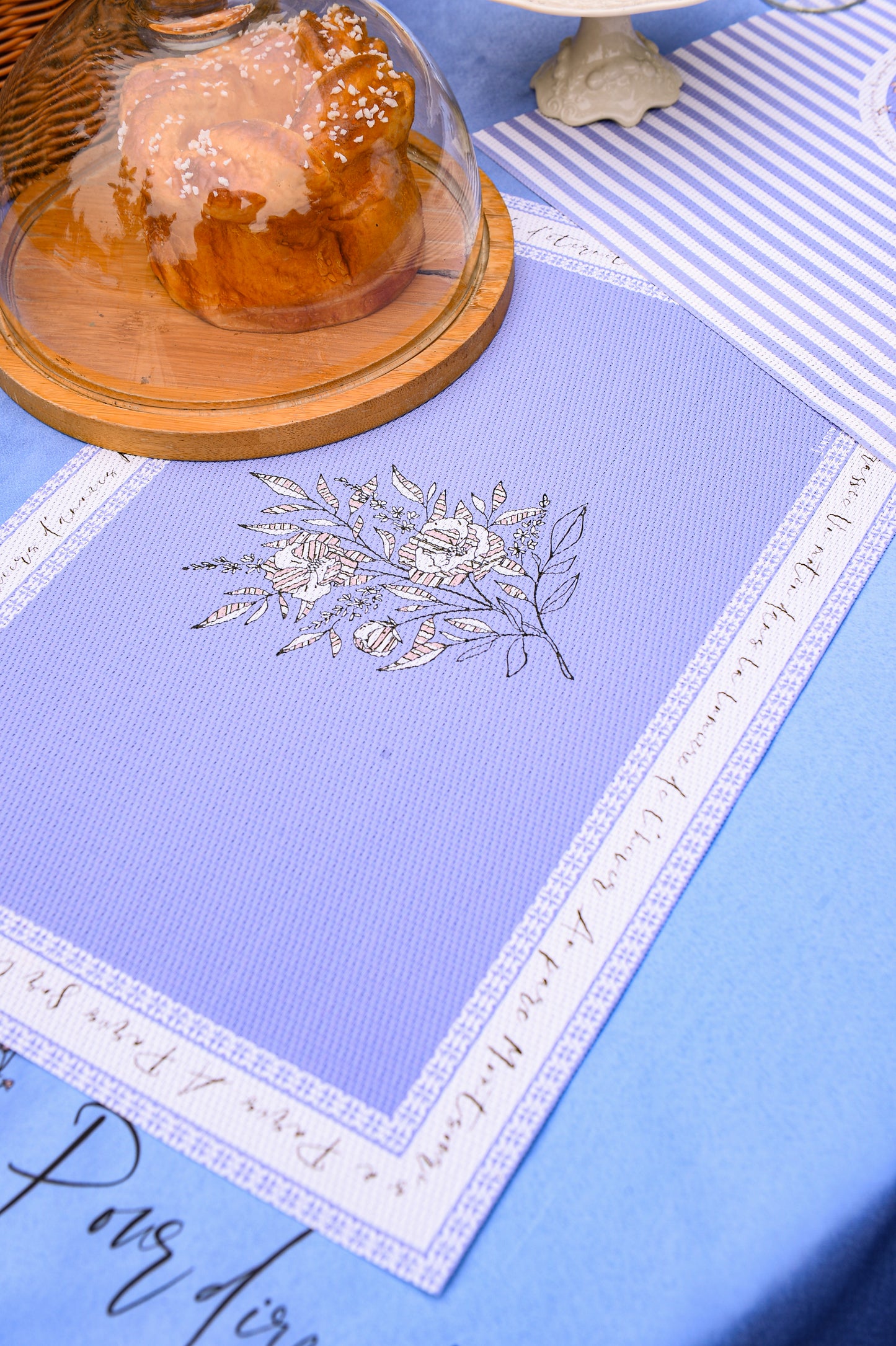 "Wild Blue Yonder" Woven Table Placemat
