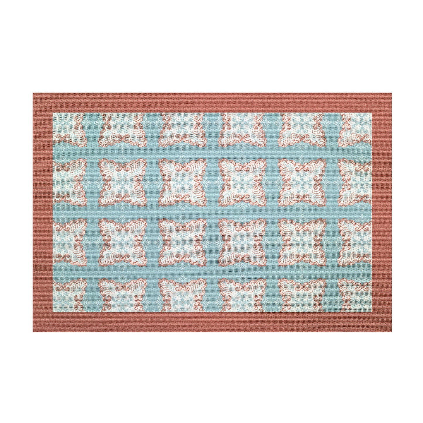 "Boho Paisley Chic" Woven Table Placemat