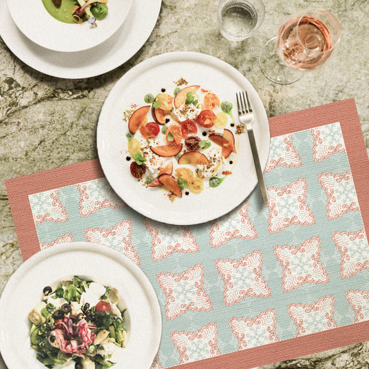 "Boho Paisley Chic" Woven Table Placemat