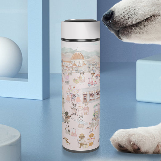 "Oh My Dog" Vacuum Water Bottle (500ml)