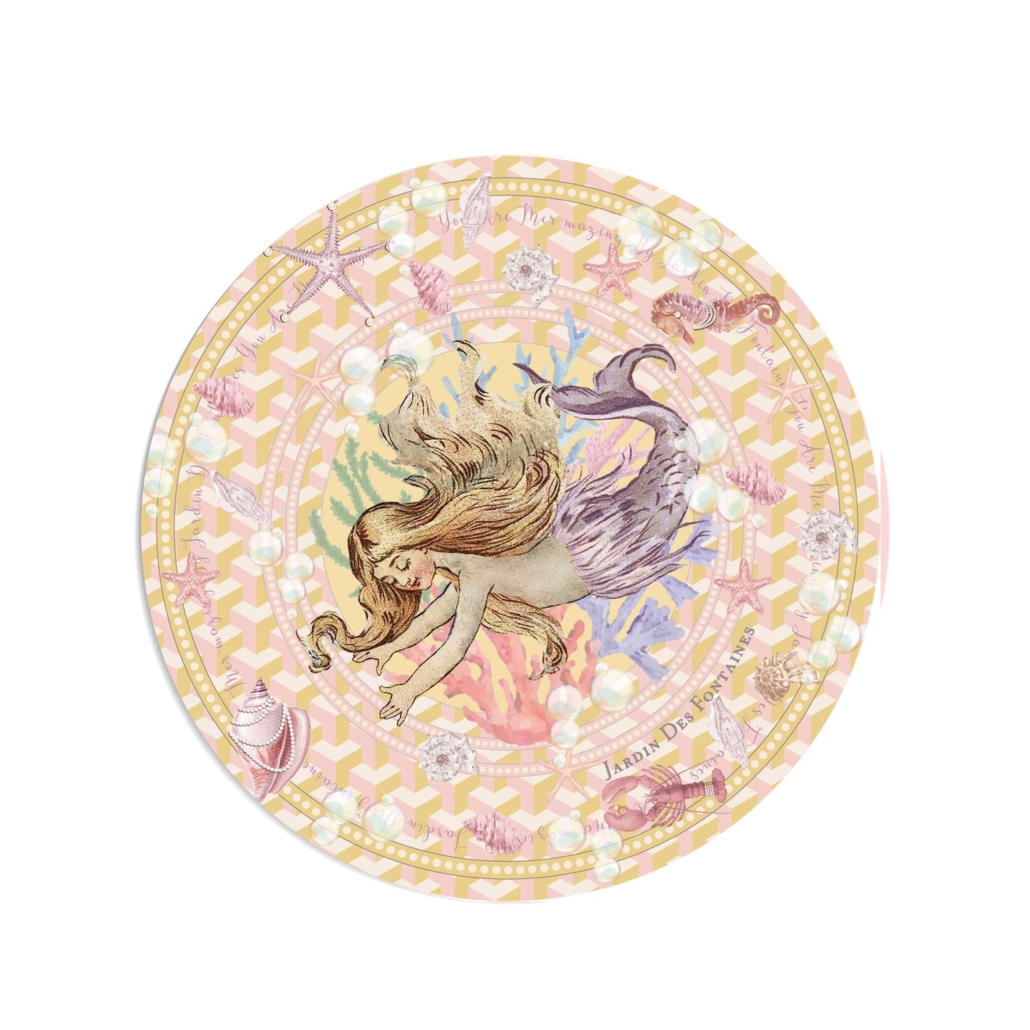 "You Are Mer-mazing" Ceramic Coaster